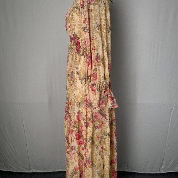 Free People “Lena” Floral V-Neck Midi Dress – Size XS (NWT) - Picture 9 of 11